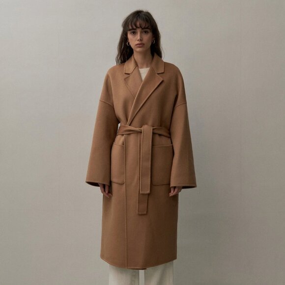 The Curated - The Boyfriend Coat - Camel